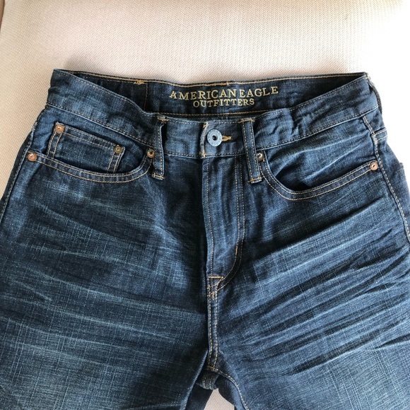 American Eagle Outfitters mend relaxed straight jeans 29/30 - Picture 9 of 12